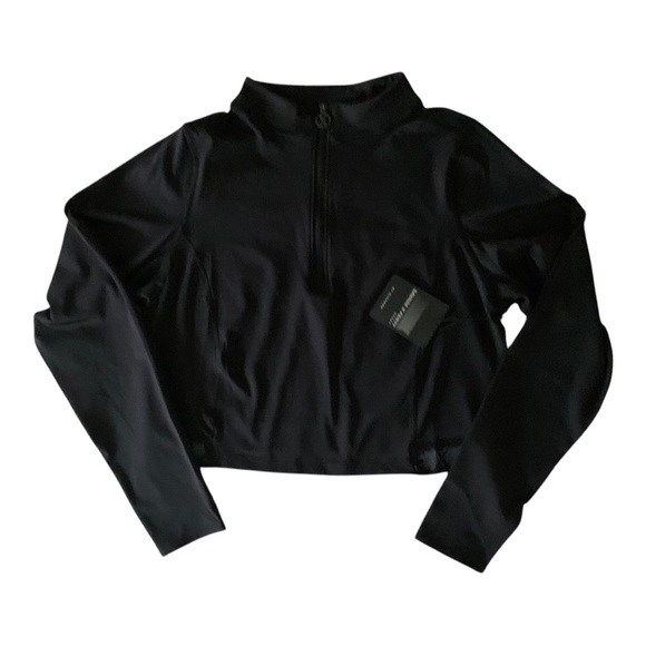 NWT Savage X Fenty black Cropped Half-zip top 3X - Picture 5 of 10